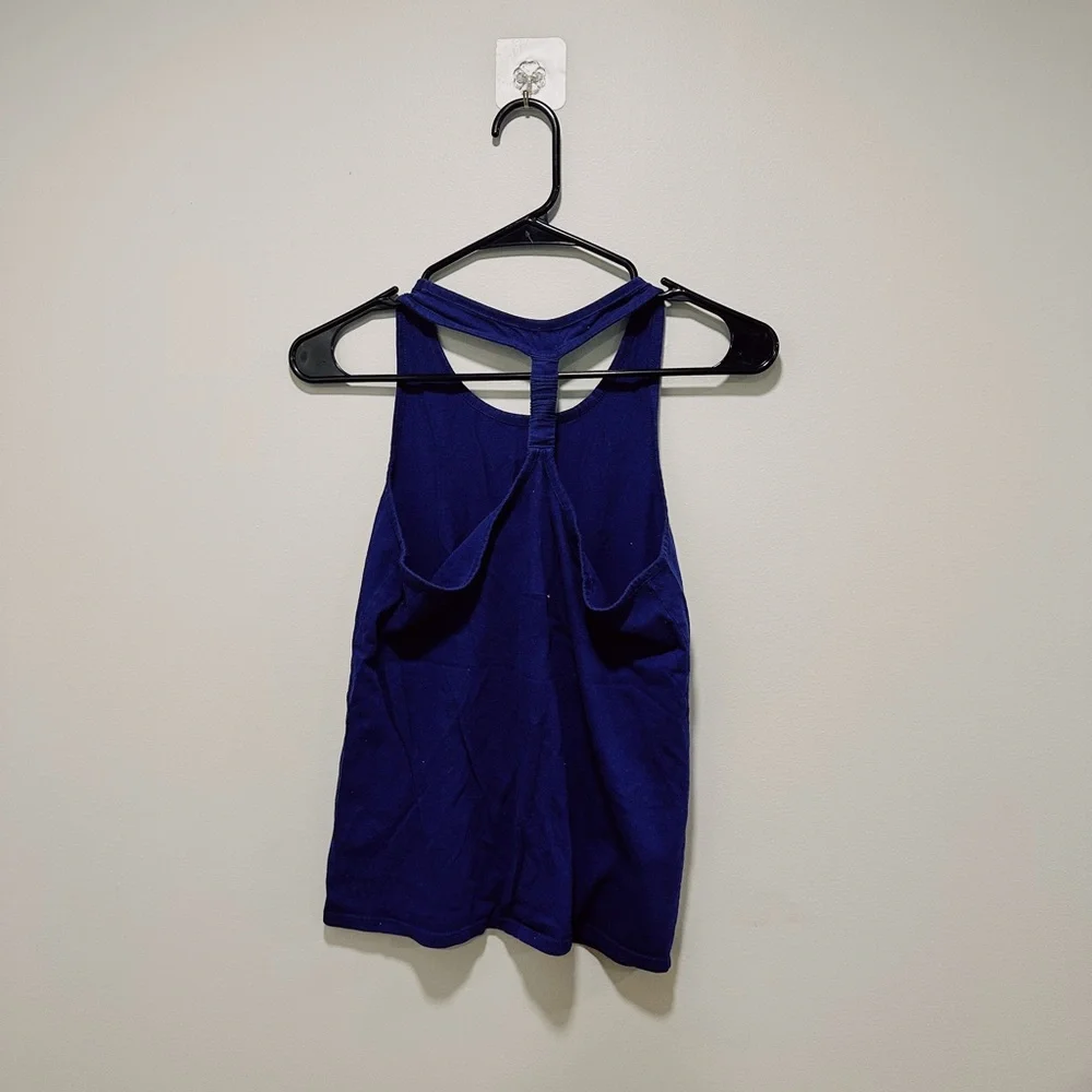 Blue Racerback Tank - Picture 2 of 2